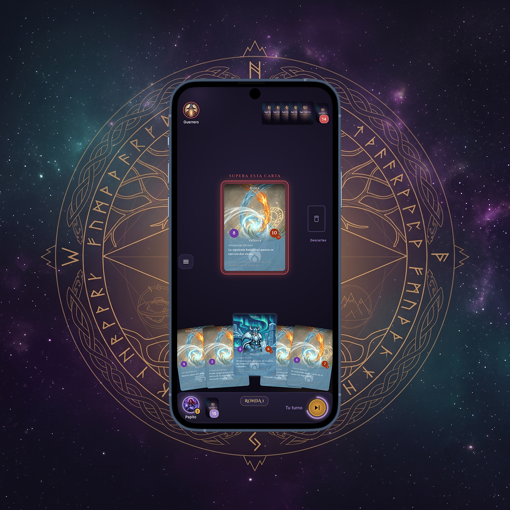 Duelo elemental de Mythos en móvil